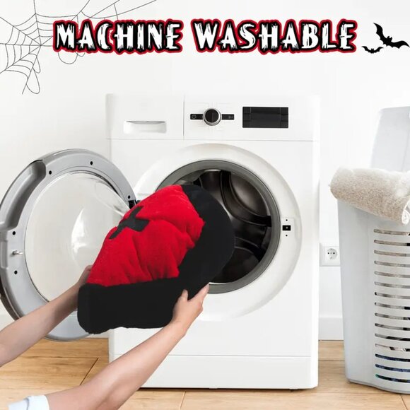 {NEW} Gothic Cat Bed (Fits Up To 25 Lbs) Washable Coffin Cat Bed Fluffy - Picture 5 of 6